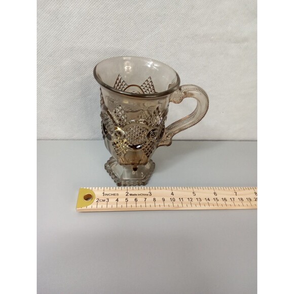 Avon Smoke Brown 1876 Cape Cod Collection Pedestal Coffee Mug Cup Irish Retro - Picture 9 of 9